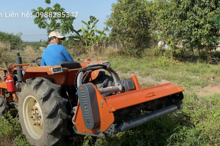 Máy Phát Cỏ Trục Băm - Giải Pháp Quản Lý Cỏ Trên Đồng Ruộng LH: 0988285347